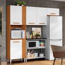 Ver imagem 1 de Cozinha Compacta 5 Portas Juma 210 Cm Cinamomo Branco Armoveis