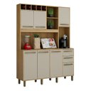 Ver imagem 6 de Armário de Cozinha Granada 6 Portas 3 Gavetas Valdemóveis:Cinamomo/Off