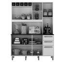 Ver imagem 4 de Armário de Cozinha Granada 6 Portas 3 Gavetas Valdemóveis:Cinamomo/Off