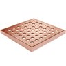 Ralo Quadrado Para Banheiro Pequeno 10X10 Rose Gold Fani - 1