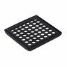 Ralo Quadrado para Banheiro Pequeno 10x10 Preto Fosco Fani - 1