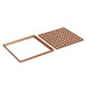 Ralo Quadrado Para Banheiro Grande 15X15 Rose Gold Fani - 2