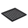 Ralo Quadrado Banheiro Grande 15X15 Preto Brilhante Fani - 1
