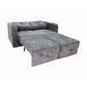 Ver imagem 5 de Sofá Cama Retrátil 2 Lugares 1,50 Mts Loft Kiara Matrix Cor:loft Carbono Chumbo