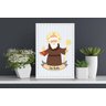 Quadro São Bento Católico Religioso Placa Mdf - 1