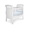Berço Mini Cama Colonial 773 com Rodízio e Aplique Linha Amore - Branco Qmovi - 1