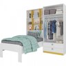 Guarda-Roupa Solteiro 2 Portas com Cama Nina Cimol - 3