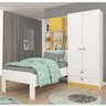 Guarda-Roupa Solteiro 2 Portas com Cama Nina Cimol - 2