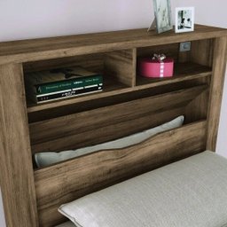 Cabeceira Solteiro com Baú Invicta Santos Andirá - 4