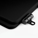 Ver imagem 5 de Tampa de Vaso Poliéster Com Fechamento Lento Duna Preto para Louça Deca com Ferragem Preta