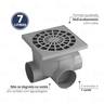 Caixa Coletora de Água Pluvial Capacidade 7 Litros Cor Cinza Durín - 3