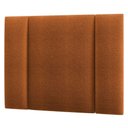Ver imagem 1 de Cabeceira Estofada Iluminação Led Glow Cama Solteiro 90cm Bouclé Terracota