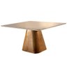 Mesa de Jantar Quadrada Tampo MDF/Vidro Concha Matos e Lopes - 1