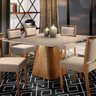 Mesa de Jantar Quadrada Tampo MDF/Vidro Concha Matos e Lopes - 3