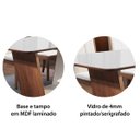 Ver imagem 4 de Mesa de Jantar Retangular Tampo MDF/Vidro Milan Matos e Lopes