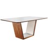Mesa de Jantar Retangular Tampo MDF/Vidro Milan Matos e Lopes - 1