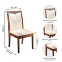 Ver mais imagens de Conjunto Sala de Jantar Mesa 6 Cadeiras Milan Matos e Lopes