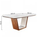 Ver imagem 4 de Conjunto Sala de Jantar Mesa 6 Cadeiras Milan Matos e Lopes