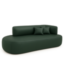 Ver imagem 5 de Sofá Orgânico Versátil Abby 160 Cm - Zahav Estofados:bouclê/courino Sintético Verde