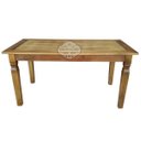 Ver imagem 3 de Mesa de Jantar Rustica Demolição Mais Um Banco Escuro 160x80 Sudeste Rústico