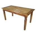 Ver imagem 4 de Mesa de Jantar Rustica Demolição Mais Um Banco Escuro 160x80 Sudeste Rústico