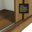 Ver mais imagens de Guarda-Roupa Casal Madesa Istambul 3 Portas de Correr com Espelhos 3 Gavetas Rustic Cor:Rustic
