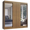 Ver imagem 2 de Guarda-Roupa Casal Madesa Istambul 3 Portas de Correr com Espelhos 3 Gavetas Rustic Cor:Rustic