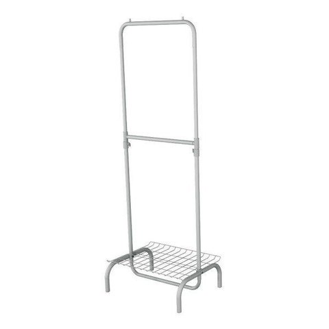 Arara de Roupas 60cm com Barra Central e Sapateira