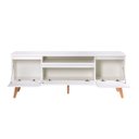Ver imagem 7 de Rack 150cm MDF Branco Dallas - On Móveis