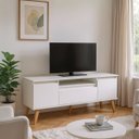 Ver imagem 4 de Rack 150cm MDF Branco Dallas - On Móveis