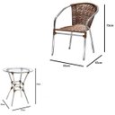 Ver imagem 4 de Conjunto 4 Cadeiras e Mesa Base Fitão Art & Luxo