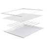 Painel com Placa de Led Taschibra 12w Lys Quadrado Sobrepor Bivolt 6500k Luz Fria - 5