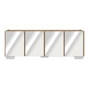 Ver imagem 5 de Rack Tv até 50 Polegadas com Espelhos Mp1083 Rustic Branco