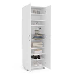 Armário Multiuso 2 Portas 8 Prateleiras Jade Espresso Móveis - 5