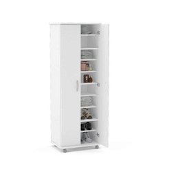 Armário Multiuso 2 Portas 9 Prateleiras Jade Espresso Móveis - 3