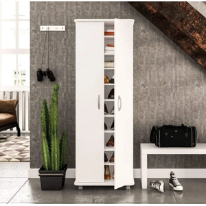 Armário Multiuso 2 Portas 9 Prateleiras Jade Espresso Móveis