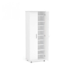 Armário Multiuso 2 Portas 9 Prateleiras Jade Espresso Móveis - 4