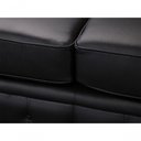 Ver imagem 6 de Sofá Chesterfield de Couro 3 Lugares Preto Pigmentado - Mempra