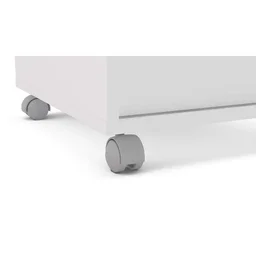 Mesa de Cabeceira 3 Gavetas Quartzo Espresso Móveis - 11