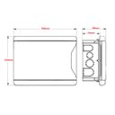 Ver imagem 2 de Quadro de distribuição Sem Barramento N/T ? Embutir 36DIN/27NEMA Krona Unico