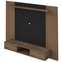 Ver imagem 5 de Painel Nevada Tv 75 com Prateleira e 2 Portas Pinho / Preto
