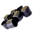 Ver imagem 5 de Ponteira Externa P/ Pé de Cadeira 1" (26mm) Preta - 50pc Suporte GPF tampão