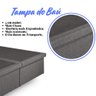 Cama Box Baú Casal Bipartido 138x188x42cm Linho com Pistão a gás - 7