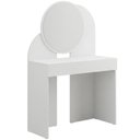 Ver imagem 7 de Penteadeira Camarim com Espelho Redondo 1 Gaveta 90cm Make B02 Branco - Lyam Decor