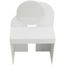 Ver mais imagens de Penteadeira Camarim com Espelho Redondo 1 Gaveta 90cm Make B02 Branco - Lyam Decor