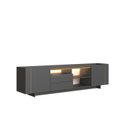 Ver imagem 3 de Rack para TV até 65 Polegadas 200cm com LED Monaco Mel/Grafite