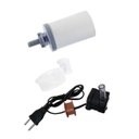 Ver imagem 5 de Bebedouro Cerâmico/acrílico Fumê 2,5l C/ Bomba e Filtro P/ Cães e Gato Acquapet Fumê