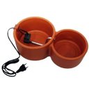 Ver imagem 6 de Bebedouro Cerâmico/acrílico Fumê 2,5l C/ Bomba e Filtro P/ Cães e Gato Acquapet Fumê