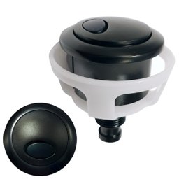 Botão Black Matte Duplo Acionamento Caixa Acoplada Deca - SI14BLMT - 1