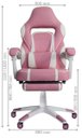 Ver imagem 4 de Conjunto Mesa Gamer Pelegrin Pel-008P Rosa e Cadeira Gamer Pelegrin Pel-3020 Rosa